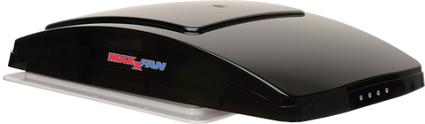 Smoke MaxxAir MaxxFan Deluxe 00-06401K RV Roof Vent - Closed Position | United RV Parts