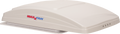 White MaxxAir MaxxFan Deluxe 00-07000K Closed Position - Side View | United RV Parts