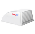 White MaxxAir RV Vent Cover 00-933051 - Side Angle View | United RV Parts