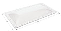 Icon SL1430C Clear RV Skylight 18x34 Outer Dimensions Diagram - 01848 | United RV Parts
