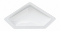 White Polycarbonate Neo-Angle RV Skylight Dome - Top View | United RV Parts