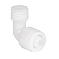 White Flair-It PEX Elbow Fitting 06803 - Angled View | United RV Parts