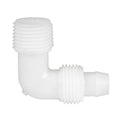 White Flair-It PEX Elbow Fitting without Cap - Side Profile | United RV Parts