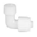 White Flair-It PEX Elbow Fitting 06803 - Side Profile View | United RV Parts