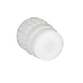 White Plastic Flair-It 1/2" Cap 06860 - 3/4 Angle View | United RV Parts