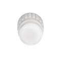White Plastic Flair-It 1/2" Cap 06860 - Front View | United RV Parts