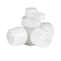 White Flair-It 3-Way PEX Bypass Valve 06910 - 3/4 Angle View | United RV Parts