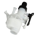 White Plastic Toilet Water Valve 31705 - Side Angle View | United RV Parts
