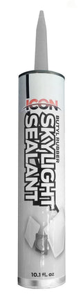 White Icon Butyl Rubber Skylight Sealant Tube - Front View | United RV Parts