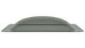 Smoke RV Skylight 14x22 4-Inch Bubble Dome - Side Profile View | United RV Parts