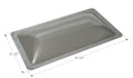 Smoke RV Skylight SL1733S with 21.5x37.5 Inch Dimensions - Size Reference View | United RV Parts