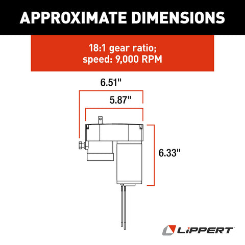 AP Products | Tucson Motor 9000 RPM | 014-125802 | 18:1