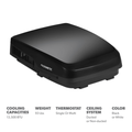 Black Dometic FreshJet 5 RV AC Unit - Specifications Chart | United RV Parts