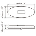 Dream Lighting CMO-B-SRA Oval LED Clearance Light Dimensions 100x42x15.2mm - Diagram | United RV Parts