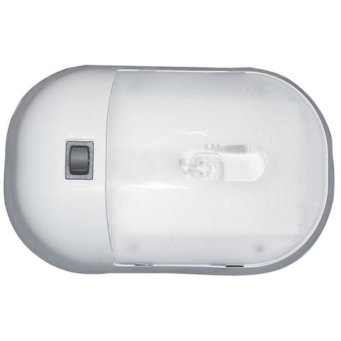 Command Electronics CMD-001-901XPB Omega Dome Light Clear Lens - Top View | United RV Parts