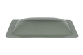 Smoke Tinted RV Skylight Dome with Mounting Flange - Side Profile View | United RV Parts