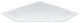 Clear Neo-Angle RV Skylight Dome NSL2711C - Top View | United RV Parts
