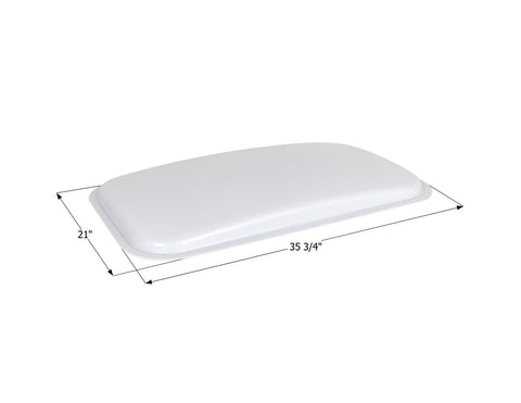 Icon SL1933W White RV Skylight with 21x35.75 Inch Dimensions Diagram | United RV Parts