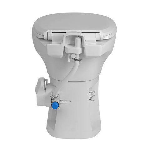 InVision Voyager RV Toilet Residential-Height Base - Back View | United RV Parts