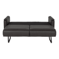 Dark Brown Thomas Payne Heritage Trifold Sofa - Bed Configuration View | United RV Parts