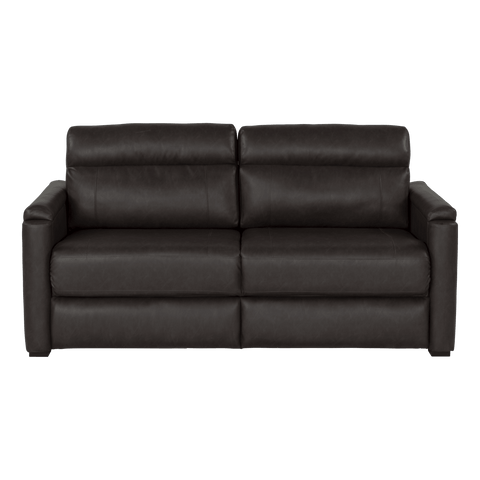 Dark Brown PolyHyde Thomas Payne Heritage Trifold Sofa - Three Quarter View | United RV Parts