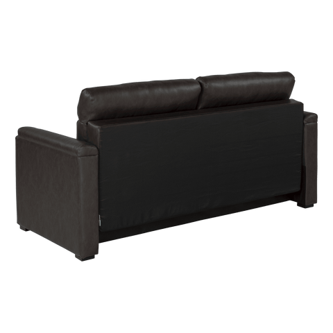Dark Brown Thomas Payne Heritage Trifold Sofa - Rear View | United RV Parts