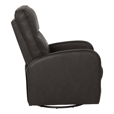 Brown Leather RV Pushback Recliner - Right Side Profile View | United RV Parts