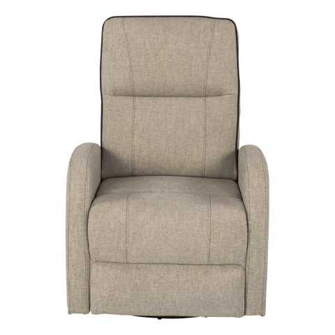 Taupe Fabric Thomas Payne RV Recliner - Front View Upright Position | United RV Parts