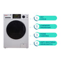 Pinnacle Super Washer L Features Diagram with Memory Programs - Side View | United RV Parts
