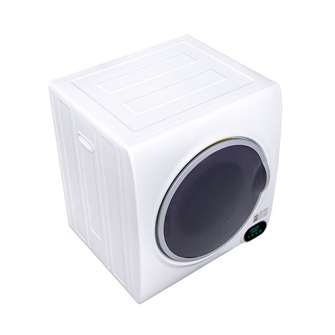 White Pinnacle Compact Short Dryer - Top Perspective Angle | United RV Parts