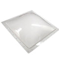 Clear Polycarbonate RV Skylight 19x20 4-Inch Bubble - Top Angle | United RV Parts