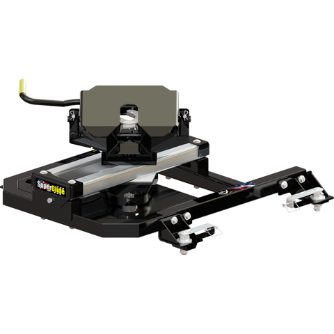Black Metal PullRite 2315 SuperGlide 5th Wheel Hitch - Side View | United RV Parts