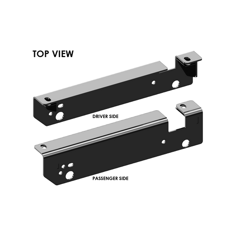 PullRite 2738 ISR Mounting Brackets Driver and Passenger Side - Top View | United RV Parts