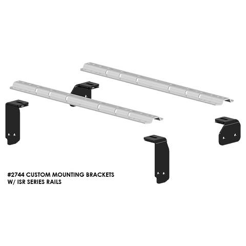 PullRite 2744 ISR Series Custom Mounting Kit with Rails and Brackets - Full Kit View | United RV Parts