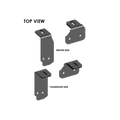 PullRite 2744 ISR Hitch Mounting Brackets Driver and Passenger Side - Top View | United RV Parts