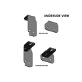 PullRite 2744 ISR Hitch Mounting Brackets Driver and Passenger Side - Underside View | United RV Parts