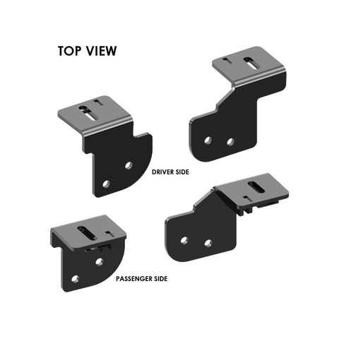 PullRite 2762 ISR Mounting Brackets Driver and Passenger Side - Top View | United RV Parts