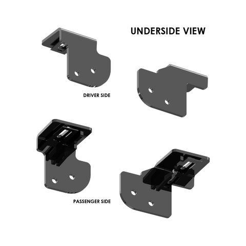 PullRite 2762 ISR Mounting Brackets Driver and Passenger Side - Underside View | United RV Parts