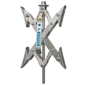 Silver Steel BAL X-Chock 28012 Scissor Wheel Stabilizer - Product View | United RV Parts