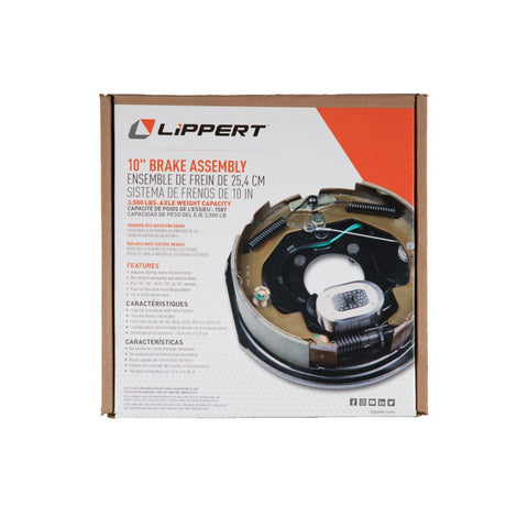 Lippert 10 Inch Brake Assembly Retail Packaging Box | United RV Parts