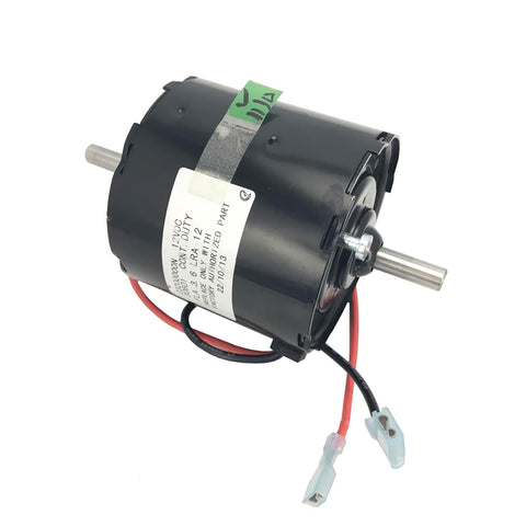 Black 12V Dometic Furnace Blower Motor 30758 - Side Angle | United RV Parts