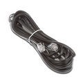 Black Dometic AC Communication Cable 18ft - Coiled View | United RV Parts