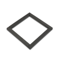 Black Rubber Dometic AC Gasket Kit 3310718.006 - 14x14 Frame View | United RV Parts