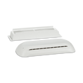 White Dometic RV Refrigerator Roof Vent Components - Exploded View | United RV Parts