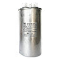 Silver Aluminum Dometic Brisk II AC Capacitor 60/5 MFD - Front View | United RV Parts