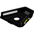 Black Metal PullRite Quick Connect Capture Plate 331725 - Top View | United RV Parts