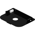 Black Steel PullRite 3365 Multi-Fit Capture Plate - Angled View | United RV Parts