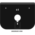 PullRite 3365 Capture Plate - Underside View with Model 65 Marking | United RV Parts