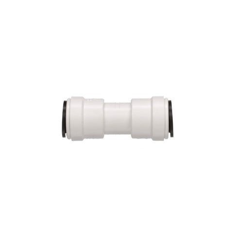 White Plastic AquaLock 1/2" CTS Coupling - Side Profile | United RV Parts