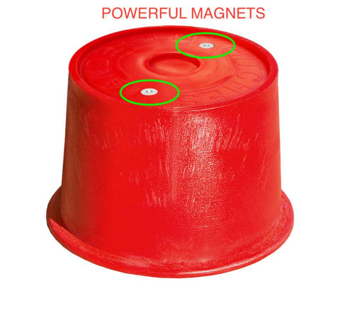 Red Andersen Jack Block Magnetic Features - Top View Detail | United RV Parts